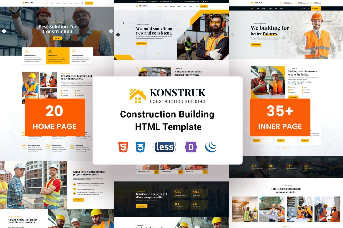 Konstruk - Construction HTML Template