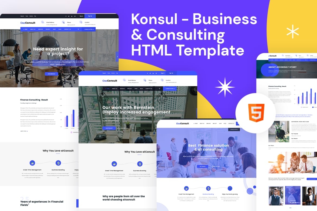 Konsul - Business & Consulting HTML Template