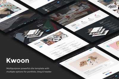 Kwoon – Multipurpose Single/Multi-page Template