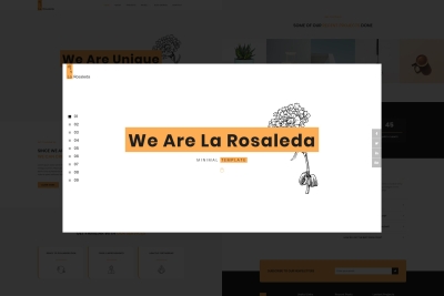 La Rosaleda - Creative HTML Template