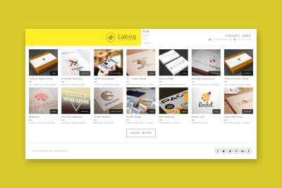 Laboq - The Ultimate HTML5 Minimal Template