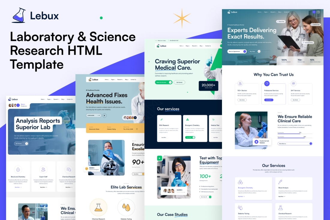 Labux - Laboratory & Research HTML5 Template