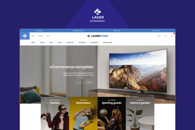 Lager - eCommerce HTML Template