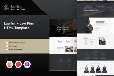 Lawfrm | Law Firm HTML Template