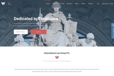 Lawyer & Attorney Website Template