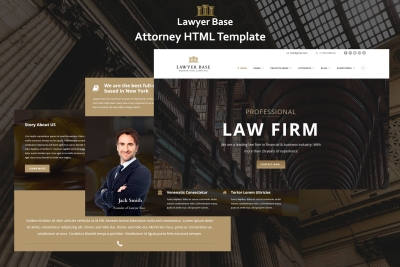 Lawyer Base - Attorney HTML Template