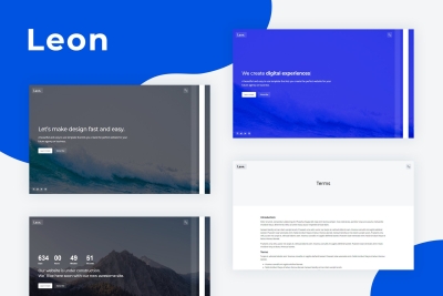 Leon - Responsive Coming Soon Template