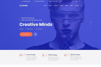 Livvic - Personal Portfolio HTML Template