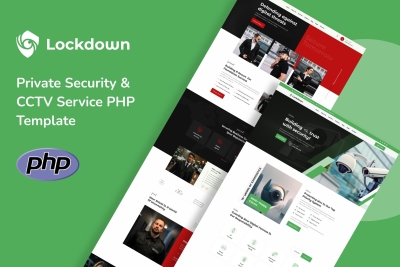 Lockdown - Security & CCTV Service PHP Template
