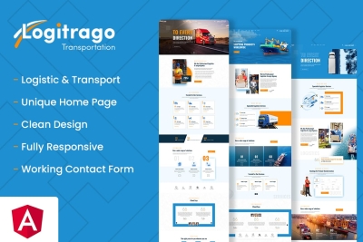 Logitrago - Transport & Logistics Angular Template