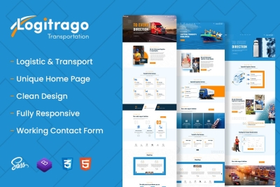 Logitrago - Transport & Logistics HTML Template
