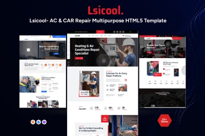 Lsicool- AC & CAR Repair HTML5 Template