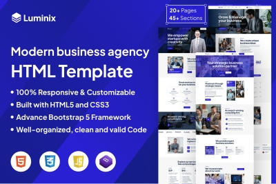 Luminix - Business Consulting HTML5 Template
