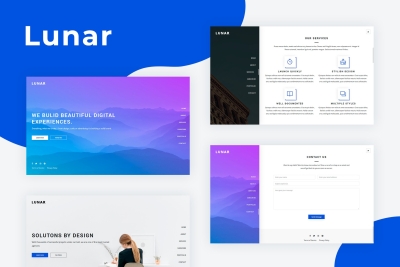 Lunar - Responsive Coming Soon Template