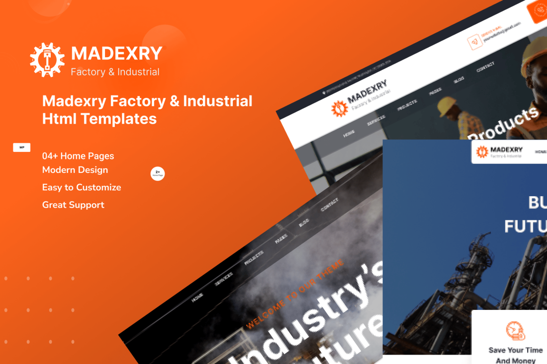 Madexry - Factory & Industrial HTML Template