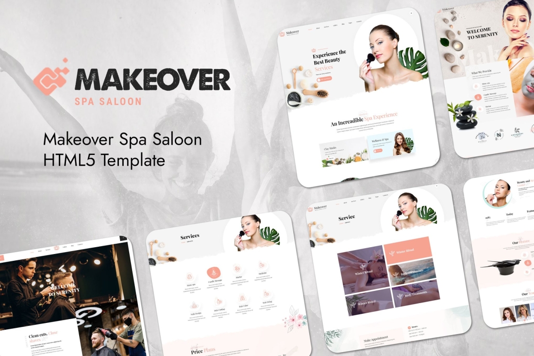 Makeover - Spa Saloon Responsive HTML5 Template