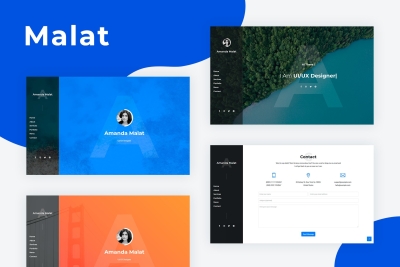 Malat - Bootstrap Personal Resume Template
