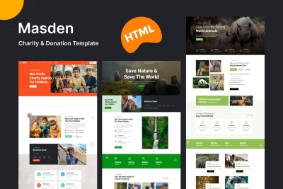 Masden - Charity & Donation HTML Template