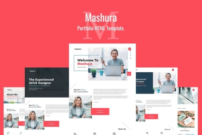 Mashura - Single Portfolio HTML Template