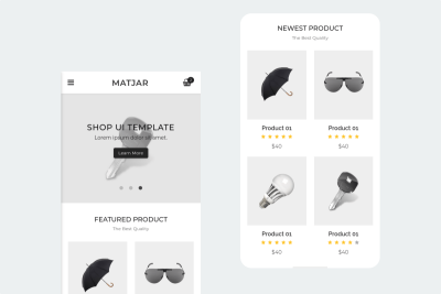 Matjar - Minimalist UI eCommerce Mobile Template
