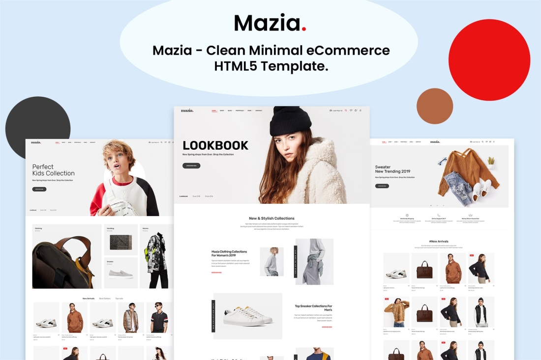Mazia - Clean Minimal eCommerce HTML5 Template