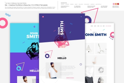 Me - Creative Portfolio & Resume/CV HTML Template