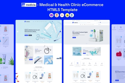 Medicia - Medical & Health eCommerce Template