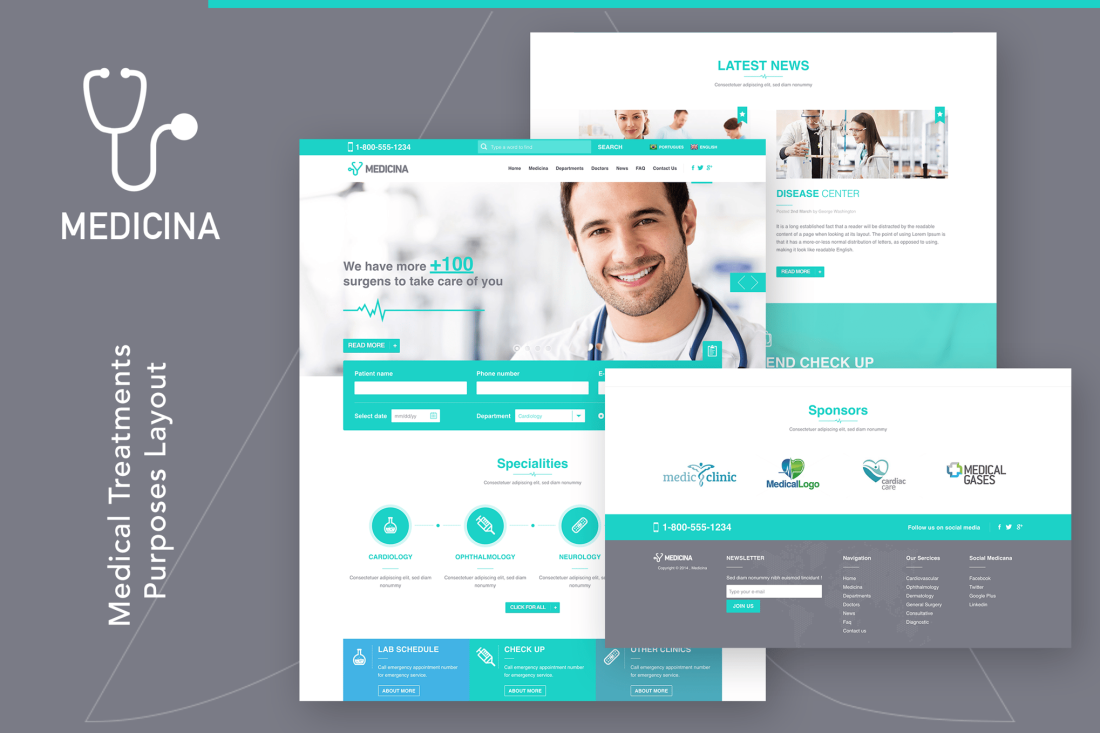 Medicina | Medical & Treatments HTML Template