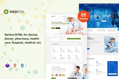 Meditex - Health and Medical HTML Template