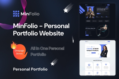 MinFolio - Personal Portfolio Website Template