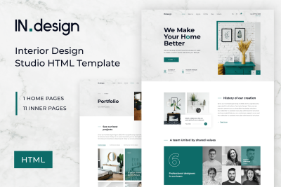 Mint - Interior Design HTML Template