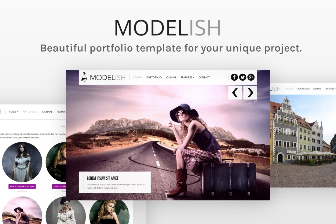 Modelish - Photography HTML5 Site Template