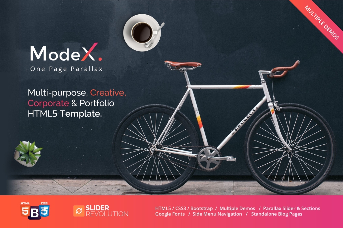 Modex - One Page Parallax