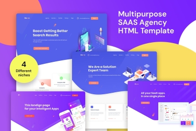 Momo – Multipurpose Saas Agency HTML Template