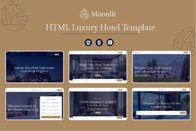 Moonlit - HTML Hotel Template