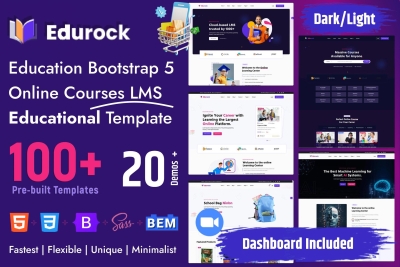 Multipurpose Bootstrap 5 Education Template