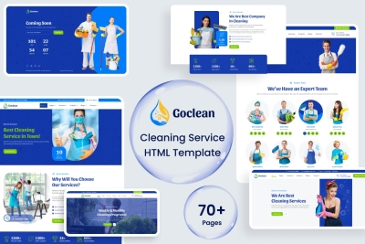 Multipurpose Cleaning Service and Renovation HTML