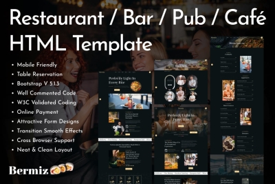 Multipurpose Restaurant and Food Delivery HTML