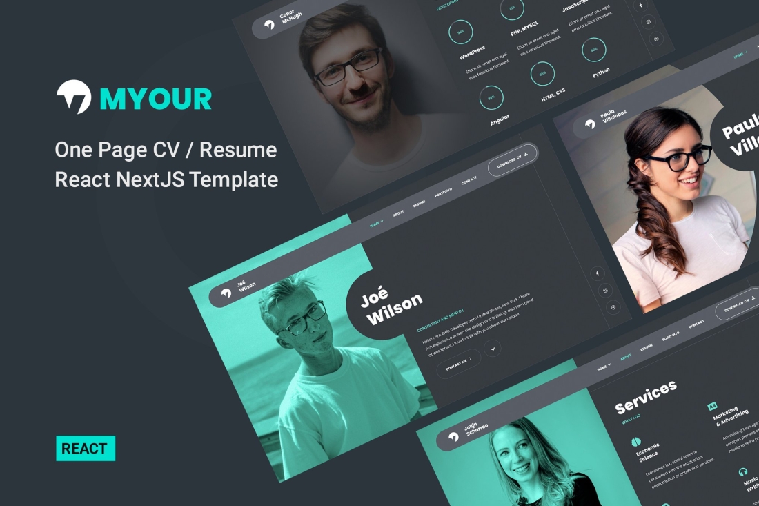 Myour - Personal Portfolio React Template