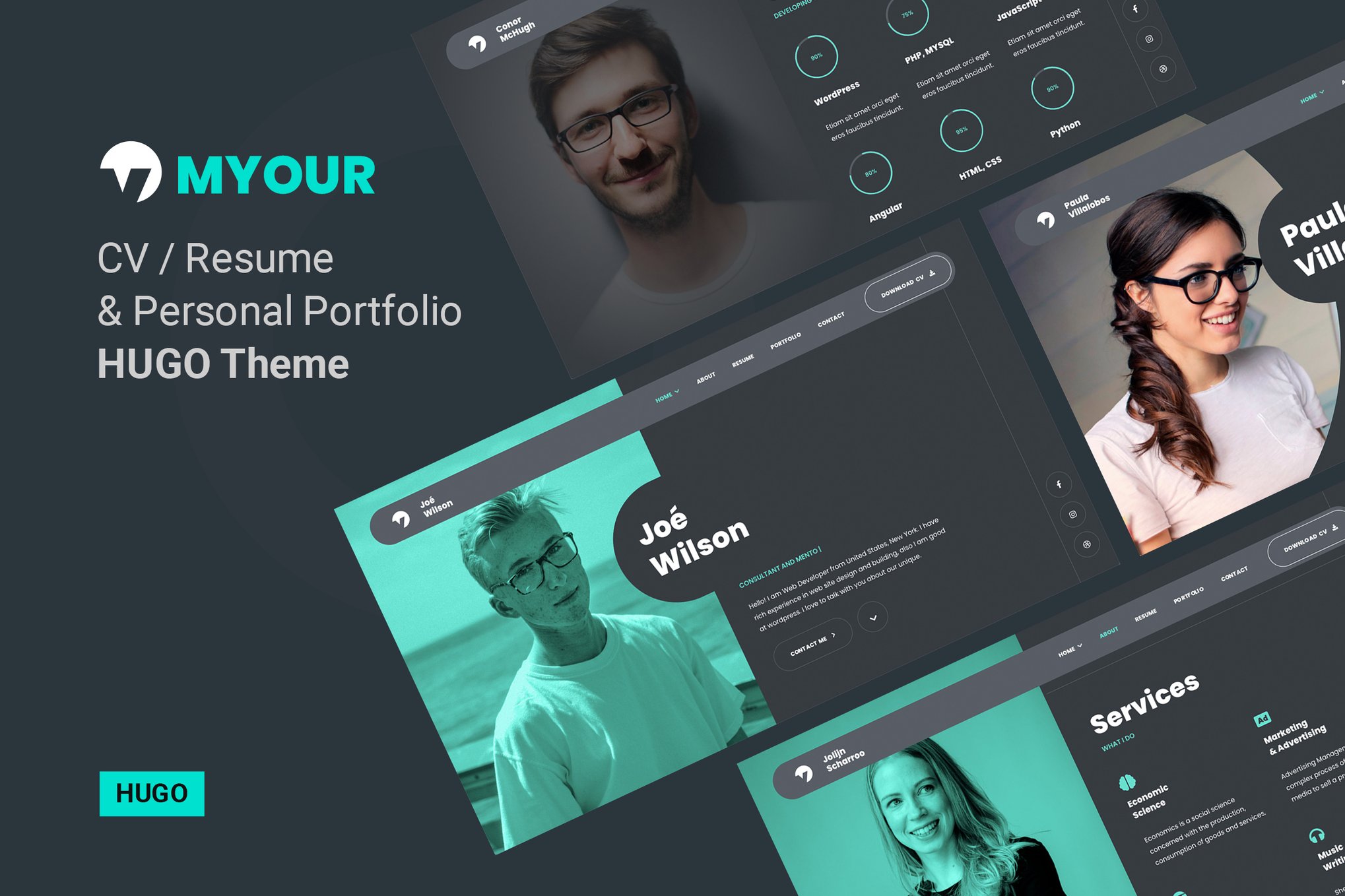 Myour - Resume CV Portfolio Hugo Theme