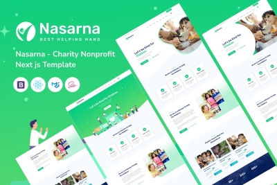 Nasarna - Charity Nonprofit Next Js Template