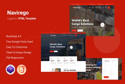 Navirego - Logistics HTML Template