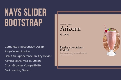 Nays Slider - Bootstrap Image Sliders