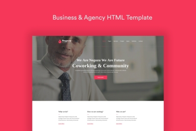 Negozu - Business and Consulting Services HTML Tem