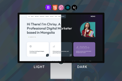 Nemu - NextJS Personal vCard/Portfolio Template