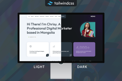 Nemu - Tailwind Personal vCard/Portfolio Template