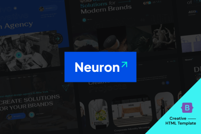 Neuron - Creative Digital Agency HTML Bootstrap 5