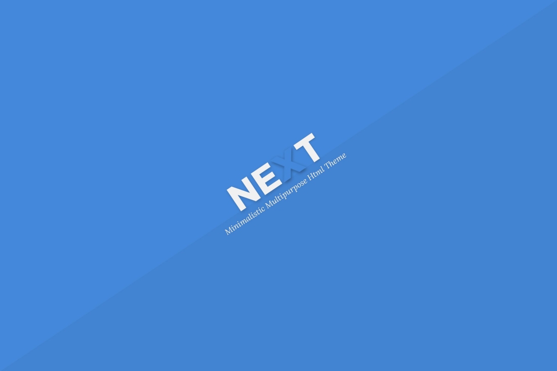 NEXT - Minimal Multipurpose Html Theme