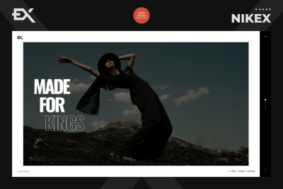 Nikex - One Page Portfolio Template