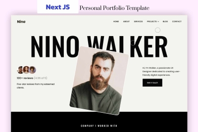 Nino - Next JS Personal Portfolio Template